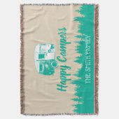 Glückliche Lagerbewohner-rustikaler Decke (Vorderseite Vertikal)