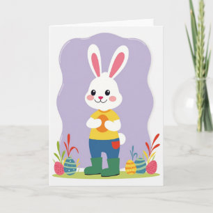 Glückliche Lagomorph-Freundeskarte Karte