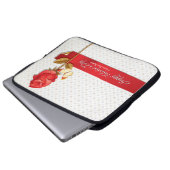 Glückliche Laptop-Hülse des Valentinstag-9 Laptopschutzhülle (Vorne Knopf)