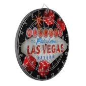 Glückliche Las Vegas-Dartscheibe Dartscheibe (Vorderseite Links)