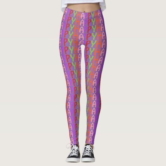 Glückliche Leggings (Vorderseite)