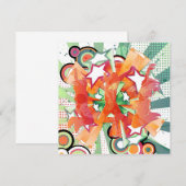 Glückliche Leute-Party Einladung (Vorne/Hinten)