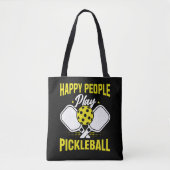 Glückliche Leute spielen Pickleball Tasche (Vorderseite)