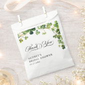 Glückliche Liebe Brautparty Grünes Kleeblatt  Geschenktütchen (Ausgeschnitten)