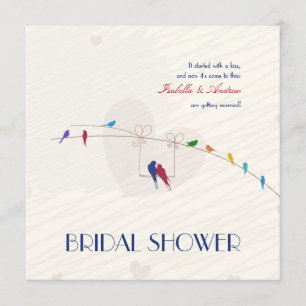 Glückliche Liebe-Brautpartyeinladung Einladung