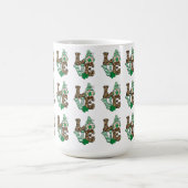Glückliche Liebe Gnome St. Patrick's Day Kaffeetasse (Mittel)