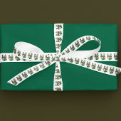 Glückliche Liebe Gnome St. Patrick's Day Satinband