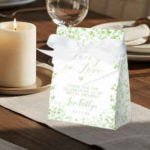 Glückliche Liebe St. Patrick's Day Brautparty Geschenkschachtel