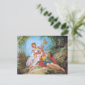 Glückliche Liebhaber Postkarte (Stehend Vorderseite)