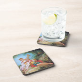 Glückliche Liebhaber Untersetzer (Rechte Seite)