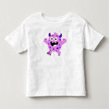 Glückliche lila Monster Kinder
