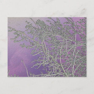 Glückliche Lila Silberstreifen V5 Postkarte