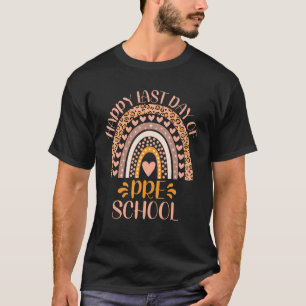 Glückliche Mädchen des letzten Tages der Vorschule T-Shirt