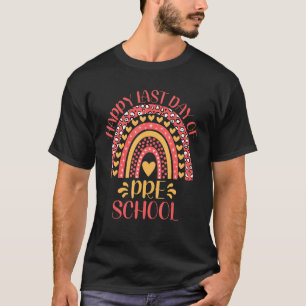 Glückliche Mädchen des letzten Tages der Vorschule T-Shirt