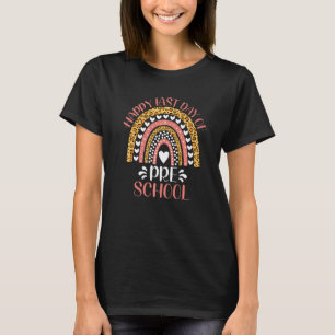 Glückliche Mädchen des letzten Tages der Vorschule T-Shirt