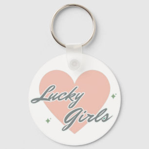 Glückliche Mädchen Schlüsselanhänger