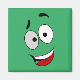 Glückliche Magnete - Kook Art - Behielt lächelnd u Magnet