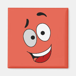 Glückliche Magnete - Kook Art - Behielt lächelnd u Magnet