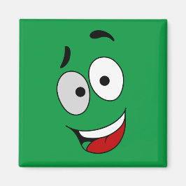 Glückliche Magnete - Kook Art - Behielt lächelnd u Magnet