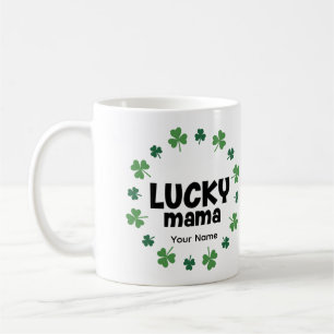 Glückliche Mama Kaffeetasse - Personalisiertes Ges