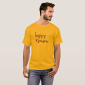 Glückliche Mama Minimal Herz Design T-Shirt (Vorne ganz)