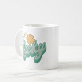 Glückliche Mama Mutter Shamrock Kaffeetasse (Vorderseite Links)