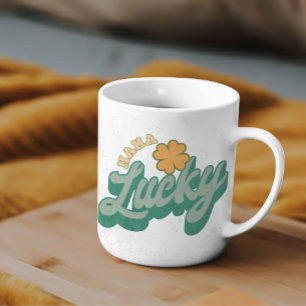 Glückliche Mama Mutter Shamrock Kaffeetasse