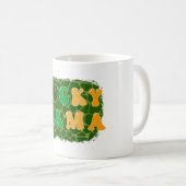 Glückliche Mama Sublimation Kaffeetasse (VorderseiteRechts)