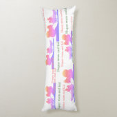 Glückliche Mama und Kind Seitenschläferkissen (Rückseite (Vertikal))