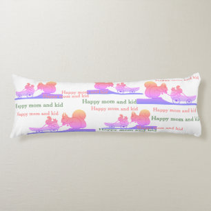 Glückliche Mama und Kind Seitenschläferkissen