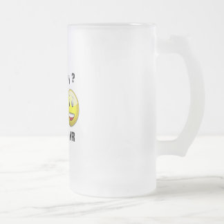 Glückliche" mattierte Tasse "RV