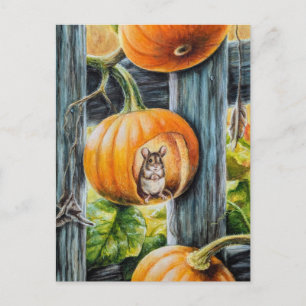 Glückliche Maus Postkarte