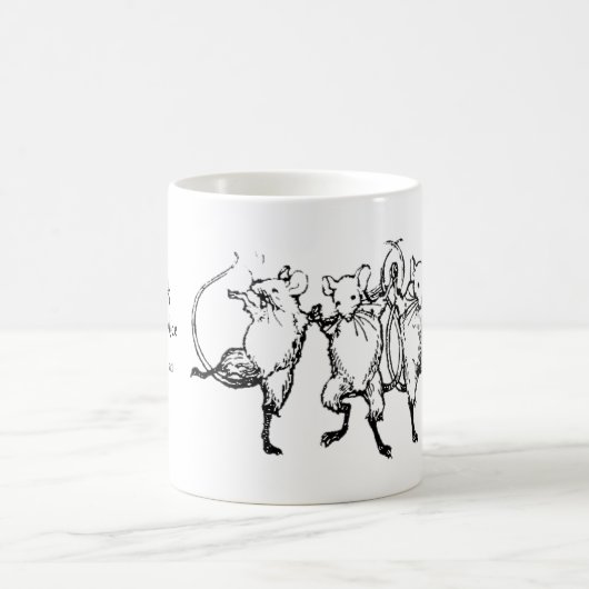 Glückliche Mäuse Verwandlungstasse (Mittel)