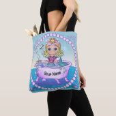 Glückliche Meerjungfrau Bad Tasche (Von Nahem)