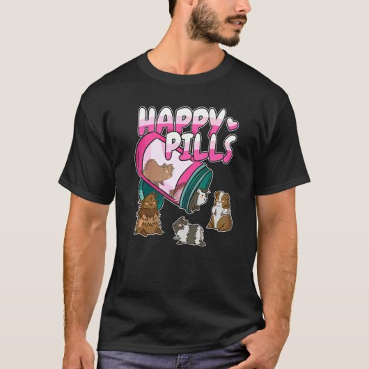 Glückliche Meerschweinchen   T-Shirt (Vorderseite)