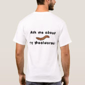 Glückliche Mehlwörmer T-Shirt (Rückseite)