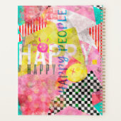 Glückliche Menschen atemberaubende farbenfrohe Col Planer (Rückseite)