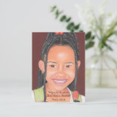 Glückliche Menschen, deren Gott ist Jehovah~Script Postkarte (Stehend Vorderseite)