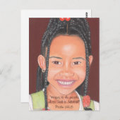 Glückliche Menschen, deren Gott ist Jehovah~Script Postkarte (Vorne/Hinten)