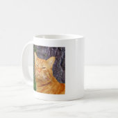 Glückliche Miezekatze Kat! Kaffeetasse (Vorderseite Links)