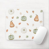 Glückliche Minzpumpkins Eicheln Blätter Mousepad (Mit Mouse)