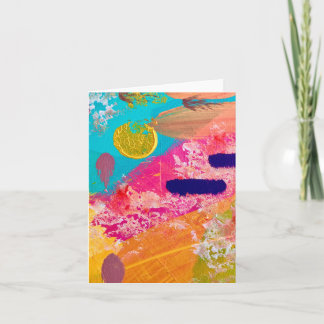 Glückliche Mitteilungskarten im Alltag