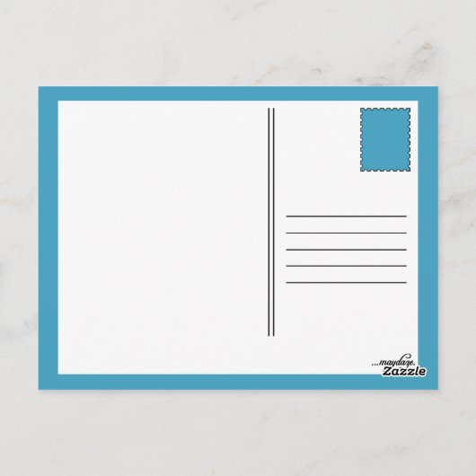 Glückliche Mod-Plätze für den Präsidenten Postkarte (Rückseite)