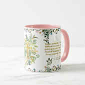 Glückliche Momente Lob Gott Christliche Zitate Bib Tasse (VorderseiteRechts)