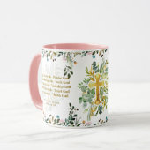 Glückliche Momente Lob Gott Christliche Zitate Bib Tasse (Vorderseite Links)