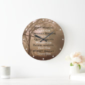 Glückliche Momente Lob Gottes Zitat Große Wanduhr (Zuhause)
