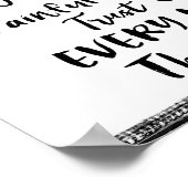 Glückliche Momente loben Gott... Jeder Moment Poster (Ecke)