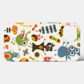 Glückliche Monster Case-Mate iPhone Hülle (Rückseite (Horizontal))
