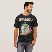 Glückliche Monster - Minnesota T-Shirt (Vorne ganz)
