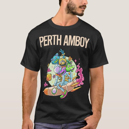 Glückliche Monster - Perth Amboy T-Shirt (Vorderseite)